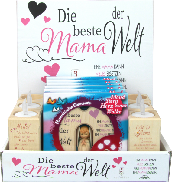 Display "Die Beste Mama der Welt"6x H100 + 6x TL10