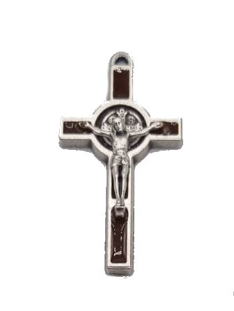 Benediktuskreuz 35mm "braun"