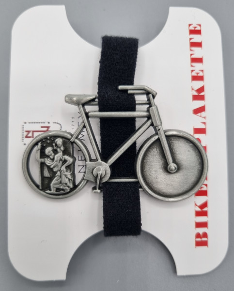 Fahrradplakette Christophorus