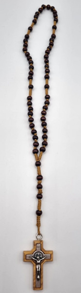 Rosenkranz gek. finnische Tanne dunkelm. Benediktus Kreuz