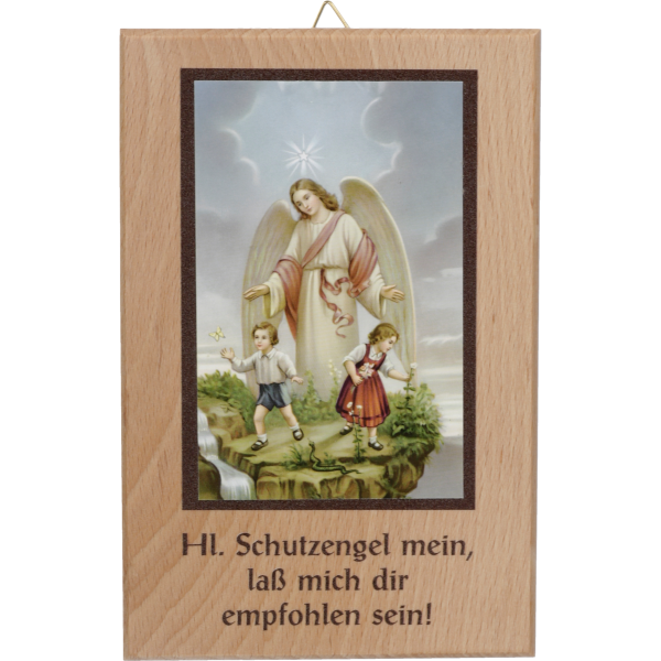 Holzspruch 11 x 16 cm "Für heute Brot...