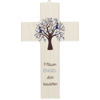 Kinderkreuz "Mögen Engel.." blauLebensbaum Kinderkreuz "Mögen Engel.." blauLebensbaum
