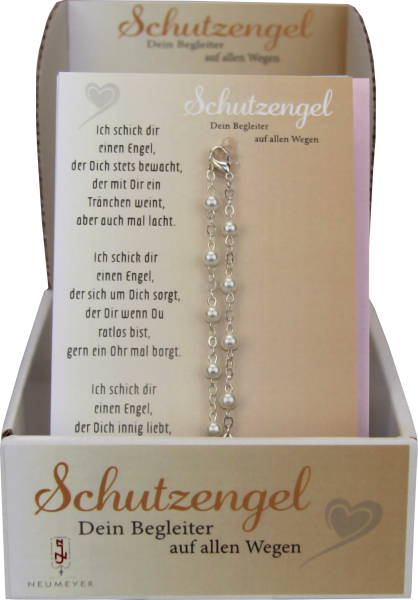 Display Schutzengel-Rosenkranz3-fach sortiert, VE=24