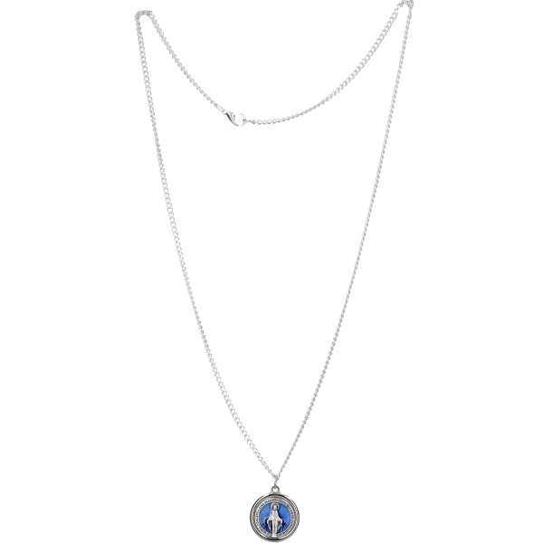 Kette mit Anhänger Miraculosa blauVE = 6 Stück
