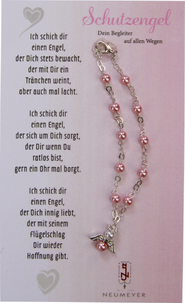 Armband Rosa m. Karte Nachfüllpack VE = 3 Stück