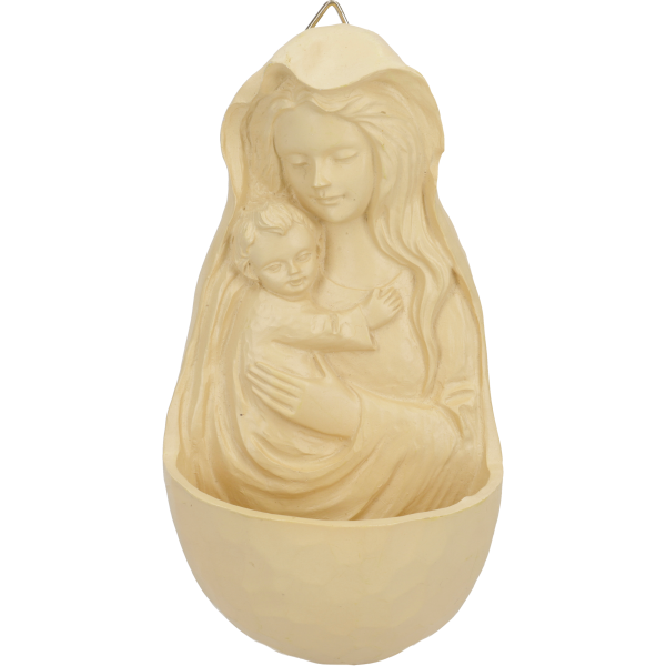 Weihwasserkessel "Madonna mit Kind" nat.