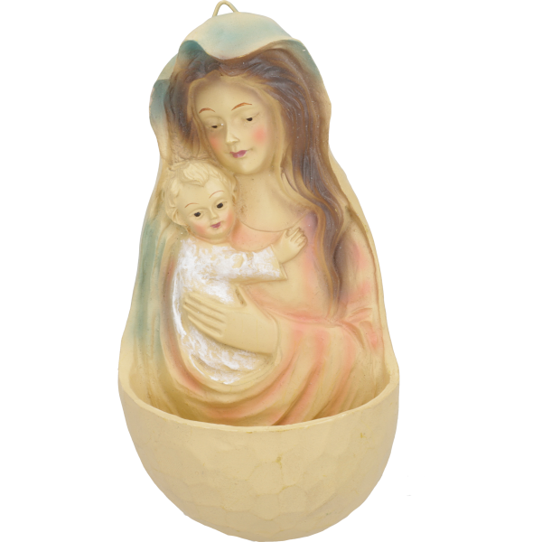 Weihwasserkessel "Madonna mit Kind" col.