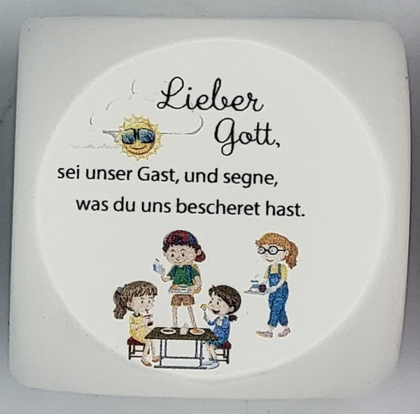 Miniwürfel Meine 1. Gebete weiß