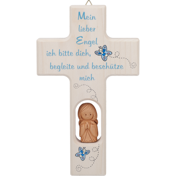 Kinderkreuz mit Tonengel, klein