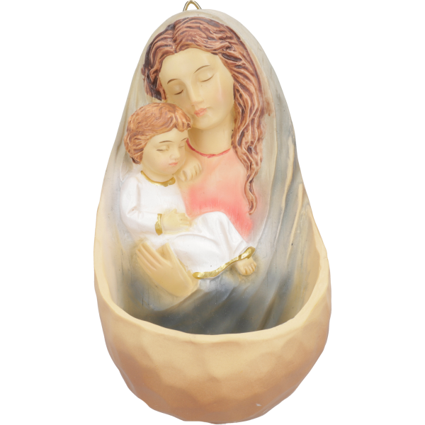 Weihwasserkessel "Madonna mit Kind" col.
