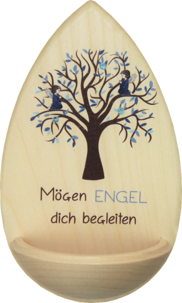 Weihkessel &quot;Engel Blau&quot; m. Edelsteinchen