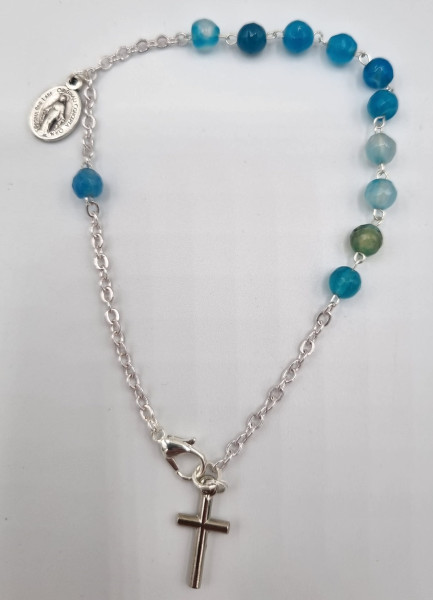 Rosenkranz Armband Achat