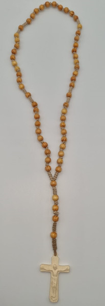 Rosenkranz gek. finnische Tanne naturm. Kreuz natur