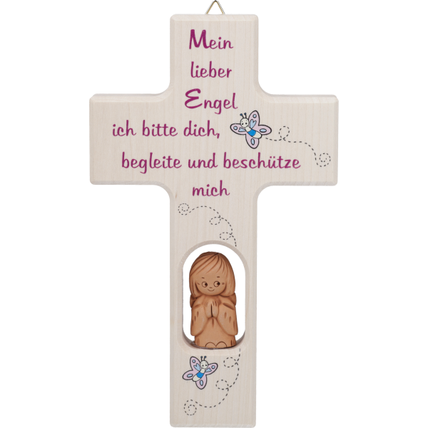 Kinderkreuz mit Tonengel, klein