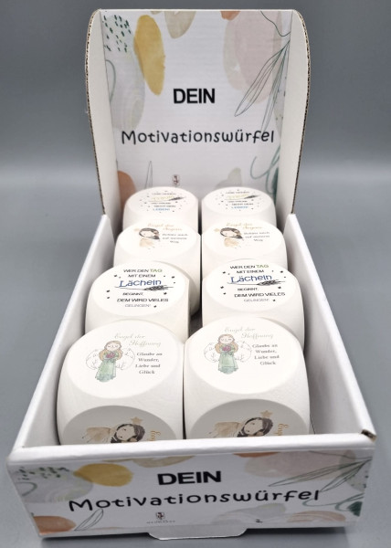 Display "Dein Motivationswüfel"VE =8 Stück 2-fach sortiert