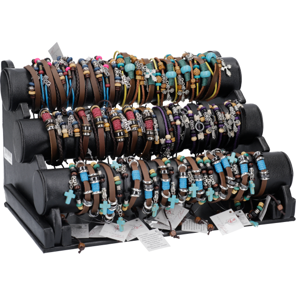 Armbandständer mit 60 Armbändern