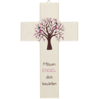 Kinderkreuz "Mögen Engel...." RosaLebensbaum Kinderkreuz "Mögen Engel...." RosaLebensbaum